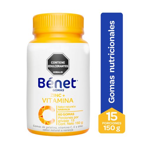 Gomas Bénet vitamina C + Zinc