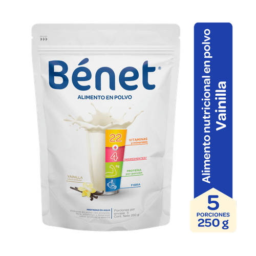 Bebida en polvo Benét Vainilla