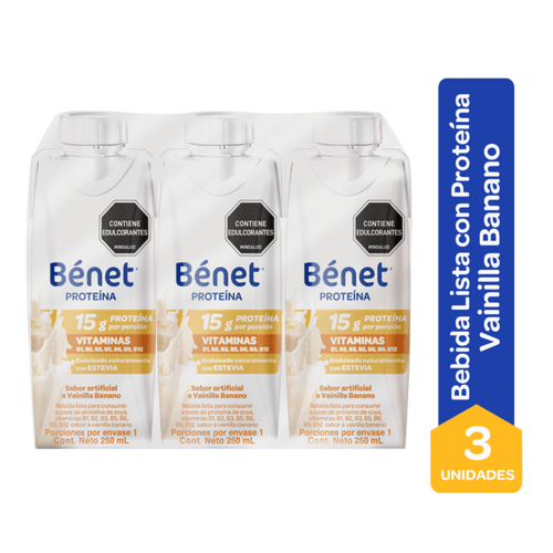 Proteina liquida Bénet Active Vainilla Banano