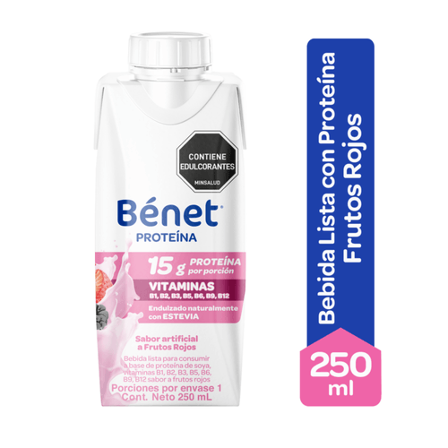 Proteina liquida Bénet Frutos Rojos