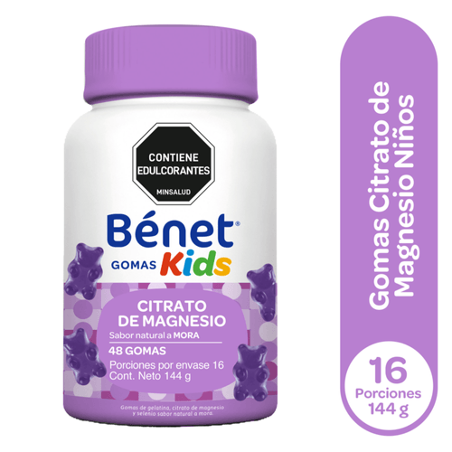 Gomas Citrato de Magnesio Benét Kids